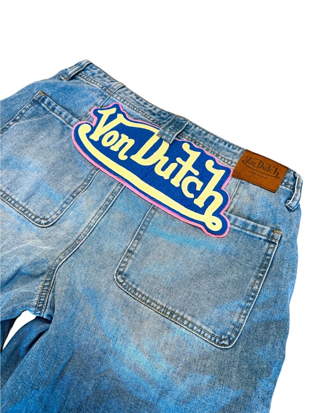 Von Dutch Flying Eyeball Denim Jorts